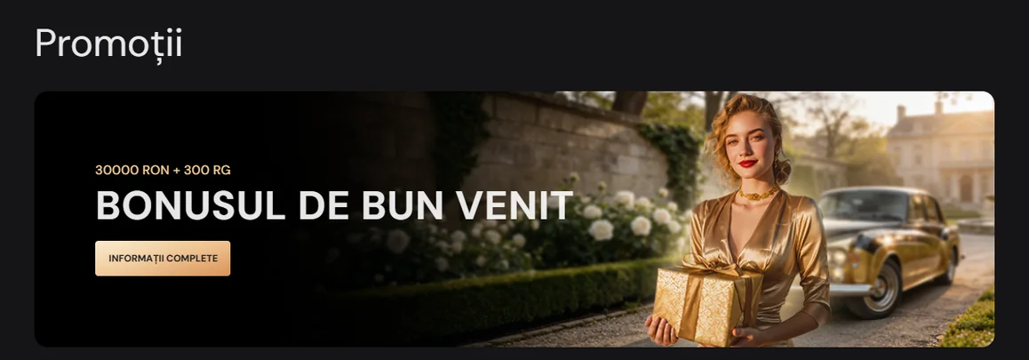 Revendică bonusul bun venit
